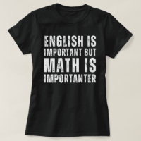 english is belangrijk but math is importeren