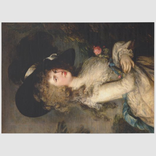 English Lady Tissuepapier (Voorkant)