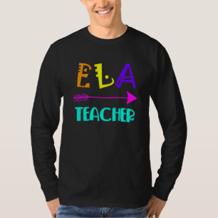English Language Arts Teacher Ela Squad Terug naar T-shirt