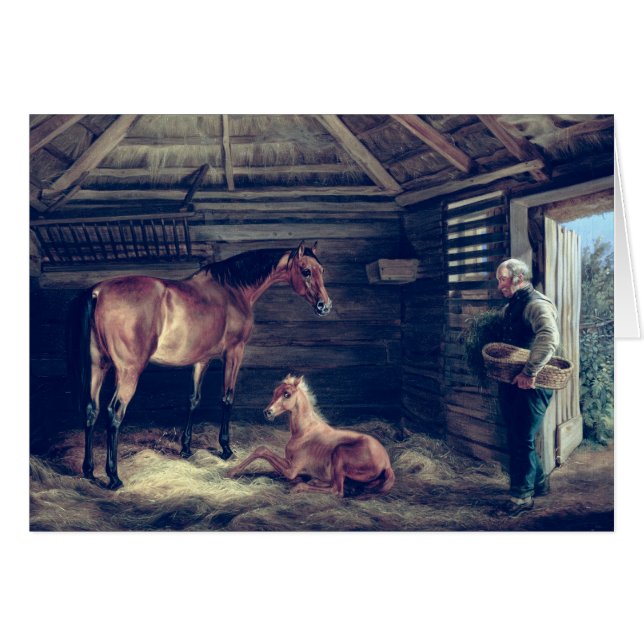 English Mare with her Foals, 1833 (Voorkant Horizontaal)