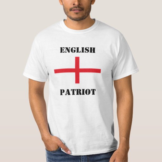English Patriot Protest T-shirt (Voorkant)