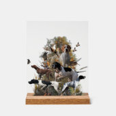 English Pointer  Acryl Bord (Voorkant)