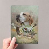 English Pointer  Acryl Uitnodigingen (Insitu (Draagbaar))