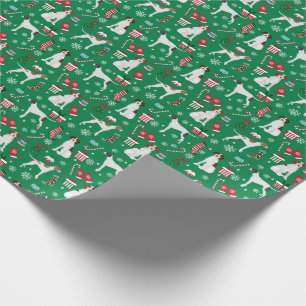 English Pointer dog kerstmis Cadeaupapier