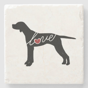 English Pointer Love Stenen Onderzetter