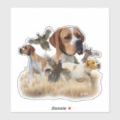 English Pointer  Sticker (Vel)