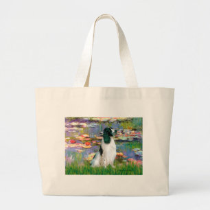 English Springer 7 - Lelies 2 Grote Tote Bag