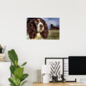 English Springer Spaniel Art Gifts Poster (Thuiskantoor)