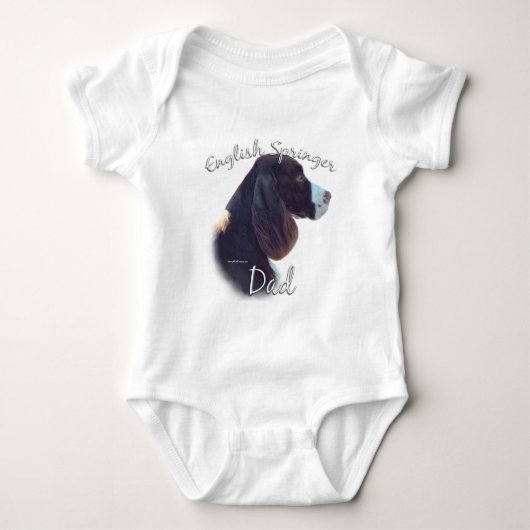 English Springer Spaniel Dad 2 Romper (Voorkant)