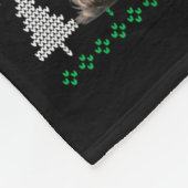 English Springer Spaniel Dog Christmas Ugly Sweate Fleece Deken (Hoek)