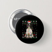 English Springer Spaniel Dog Christmas Ugly Sweate Ronde Button 5,7 Cm (Voorkant /achterkant)