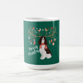 English Springer Spaniel Kerstreindeer Dog Koffiemok (Center)