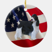 English Springer Spaniel Ornament (Achterkant)