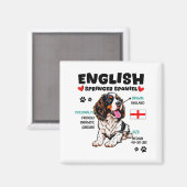 English Springer Spaniel Owner Funny Dog Lover  Magneet (Voorkant / Achterkant)