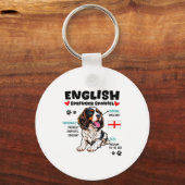 English Springer Spaniel Owner Funny Dog Lover  Sleutelhanger (Voorkant)