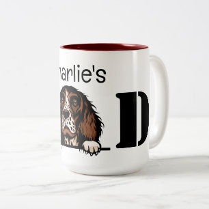 English Springer Spaniel Personalized Dad Mok