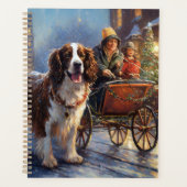 English Springer Spaniel Saison des Fêtes de Noël (Devant)