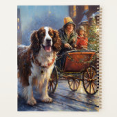 English Springer Spaniel Saison des Fêtes de Noël (Dos)