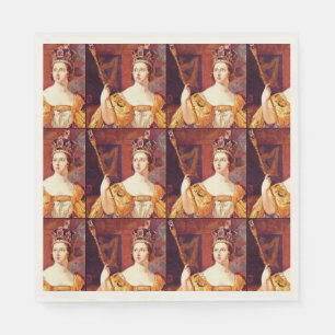 English Tea Party Queen Victoria Paper Napkins Servetten