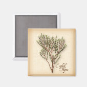 English Thyme Herb Magneet (Voorkant / Achterkant)