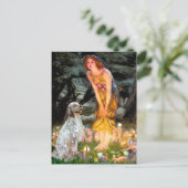 EnglishSetter 1 - MidEve Briefkaart (Staand voorkant)