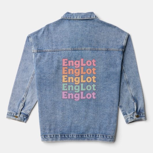 Englot  denim jacket (Achterkant)