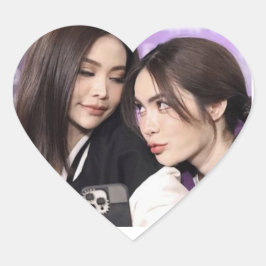 Englot, Engfa & Charlotte Thai GL Shipped Couple Hart Sticker