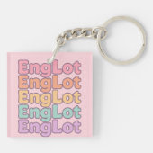 Englot Kawaii Bubble Letter Sleutelhanger (Achterkant)