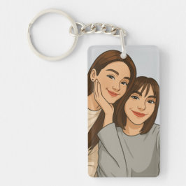 Englot Thai GL Engfa and Charlotte Ship Couple Sleutelhanger