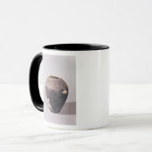 Engobe vase, versierd met golvende lijnen mok (Voorkant links)