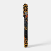 Engrenages dorés vintage et néon rouge Cyberpunk m (Côté gauche)