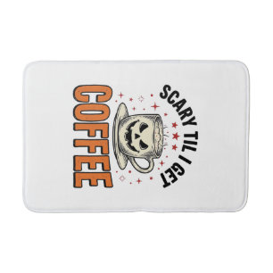 Engstigend Tot Koffie Vintage Halloween Koffie Shi Badmat