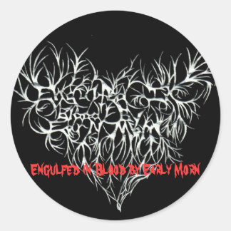 Engulfed (gemasterd)(1)(limited edition)peg, Eng.. Ronde Sticker