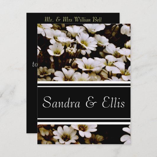 Enhanced Dasiings Elegant Kaart (Voorkant / Achterkant)