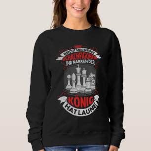 Enich Mir Meine Chess Figures Ihr Jester König Pet Trui