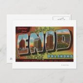 Enid, OklahomaLarge Letter ScenesEnid, OK Briefkaart (Voorkant / Achterkant)