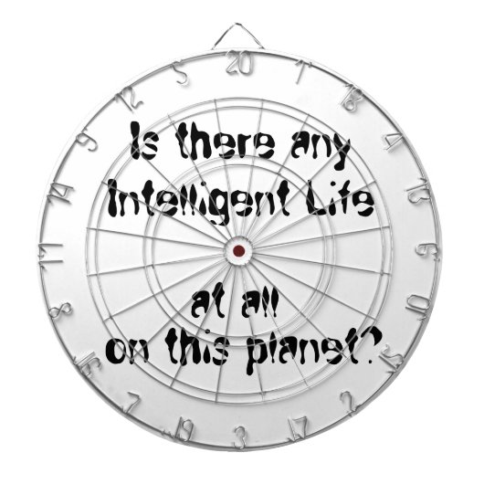 Enig Intelligent Leven? Dart board Dartbord (Voorkant)