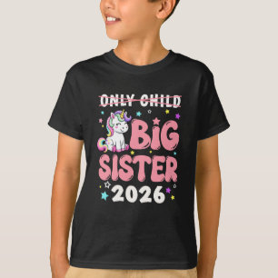Enig Kind Doorgestreept Grote Zus 2026 Eenhoorn Me T-shirt