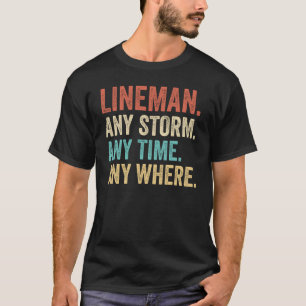 Enig Storm op elk willekeurig moment waar de elekt T-shirt
