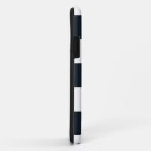 Enig Telefoonhoesje Gestreept Wit & Zwart Case-Mate iPhone Case (Achterkant/rechts)