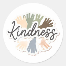 Enig woord vriendelijkheid sticker