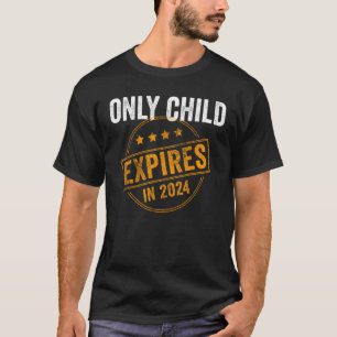 Enige kind vervalt in 2024 - Grappig nieuw broertj T-shirt