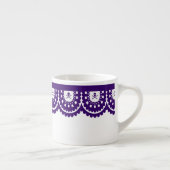 ENIGE KLEUR! Skull Lace Small Tea Cup Espresso Kop (Rechts)