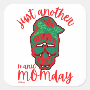 ENIGE MANIER MOMDAY grappige moederdag Vierkante Sticker
