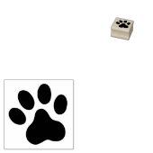 Enige poot druk rubberstempel 	rubberstempel (Gestempeld)