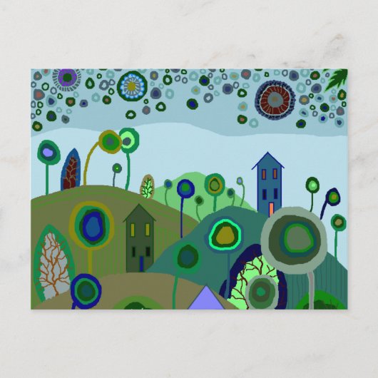 Enige tijd in de lente briefkaart (Voorkant)