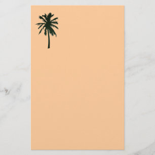 Enige Zwarte palmkantoorbehoeften Briefpapier
