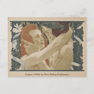 Enigma (1898) Paar Embraing  Briefkaart
