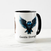 Enigma Ascendant : Apollyon Sigil Owl White Mug (Devant droit)