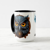 Enigma Ascendant : Apollyon Sigil Owl White Mug (Devant gauche)